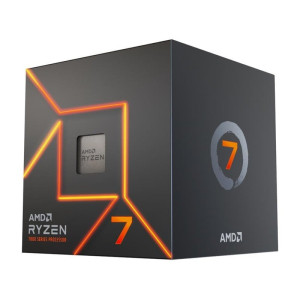 AMD Ryzen 7 7700 3.8GHz Επεξεργαστής 8 Πυρήνων για Socket AM5 σε Κουτί με Ψύκτρα (100-100000592BOX)