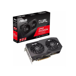 Asus Radeon RX 6600 8GB GDDR6 Dual V2 Κάρτα Γραφικών (90YV0GP2-M0NA00)