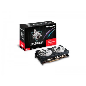 PowerColor Radeon RX 7600 8GB GDDR6 Hellhound Κάρτα Γραφικών (RX7600 8G-L/OC)
