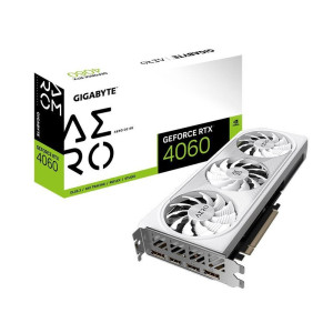 Gigabyte GeForce RTX 4060 8GB GDDR6 Aero OC Κάρτα Γραφικών (GV-N4060AERO OC-8GD)