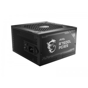 MSI MAG A750GL PCIE5 750W Τροφοδοτικό Υπολογιστή Full Modular 80 Plus Gold (306-7ZP8B11-CE0)