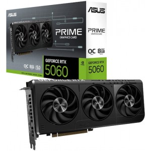 Asus GeForce RTX 5060 8GB GDDR7 Prime OC Κάρτα Γραφικών 90YV0N10-M0NA00 (90YV0N10-M0NA00)