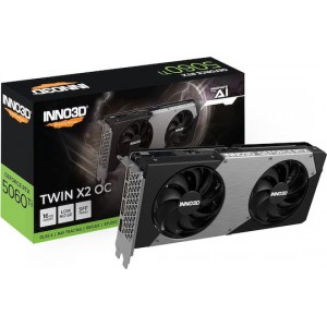 Inno 3D GeForce RTX 5060 Ti 16GB GDDR7 Twin X2 OC Κάρτα Γραφικών N506T2-16D7X-191073N (N506T2-16D7X-191073N)