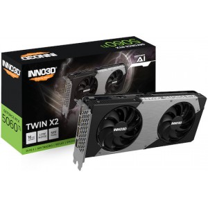 Inno 3D GeForce RTX 5060 Ti 16GB GDDR7 Twin X2 Κάρτα Γραφικών N506T2-16D7-191073N (N506T2-16D7-191073N)