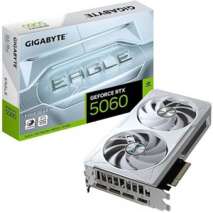 Gigabyte GeForce RTX 5060 8GB GDDR7 Eagle OC Ice Κάρτα Γραφικών GV-N5060EAGLEOC ICE-8GD (GV-N5060EAGLEOC ICE-8GD)