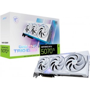 MSI GeForce RTX 5070 Ti 16GB GDDR7 Gaming Trio OC White Κάρτα Γραφικών (V531-057R)