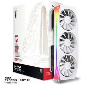 XFX Radeon RX 9070 XT 16GB GDDR6 Mercury OC White Gaming Edition Κάρτα Γραφικών RX-97TRGBBW9 (RX-97TRGBBW9)