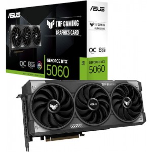 Asus GeForce RTX 5060 8GB GDDR7 TUF Gaming OC Edition Κάρτα Γραφικών 90YV0N00-M0NA00 (90YV0N00-M0NA00)