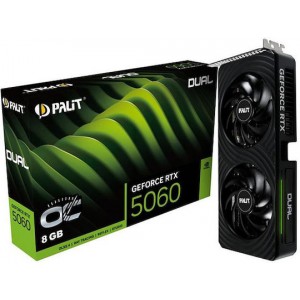 Palit GeForce RTX 5060 8GB GDDR7 Dual OC Κάρτα Γραφικών NE75060S19P1-GB2063D (NE75060S19P1-GB2063D)
