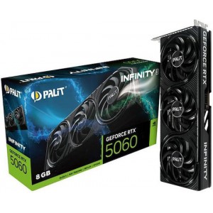 Palit GeForce RTX 5060 8GB GDDR7 Infinity 3 Κάρτα Γραφικών NE75060019P1-GB2063S (NE75060019P1-GB2063S)