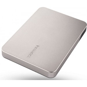 Toshiba Canvio Flex USB 3.2 Εξωτερικός HDD 4TB 2.5" Ασημί (HDTX240ESCCA)
