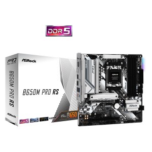 ASRock B650M Pro RS Motherboard Micro ATX με AMD AM5 Socket (90-MXBLP0-A0UAYZ)