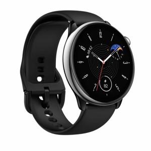 Amazfit GTR Mini Stainless Steel 42mm Αδιάβροχο Smartwatch με Παλμογράφο (Midnight Black) (W2174EU1N)