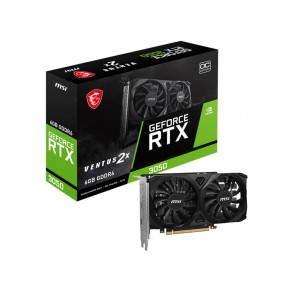 MSI GeForce RTX 3050 6GB GDDR6 Ventus 2X OC Κάρτα Γραφικών (V812-015R)