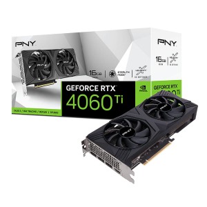 PNY GeForce RTX 4060 Ti 16GB GDDR6 VERTO Dual Fan Κάρτα Γραφικών (VCG4060T16DFXPB1)