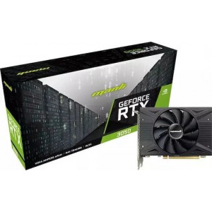 Manli GeForce RTX 3050 6GB GDDR6 Single Κάρτα Γραφικών (N64030500M15863)
