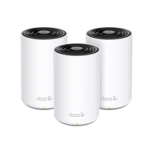 TP-LINK Deco XE75 Pro v1 WiFi Mesh Network Access Point Wi‑Fi 6E Dual Band (2.4 & 5GHz) σε Τριπλό Kit (DECO XE75(3-Pack))