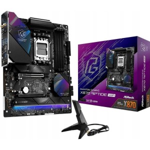 ASRock X870 Phantom Gaming Riptide WiFi Motherboard ATX με AMD AM5 Socket (90-MXBPP0-A0UAYZ)