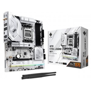 ASRock Steel Legend WiFi Χ870 Motherboard ATX με AMD AM5 Socket (90-MXBPJ0-A0UAYZ)