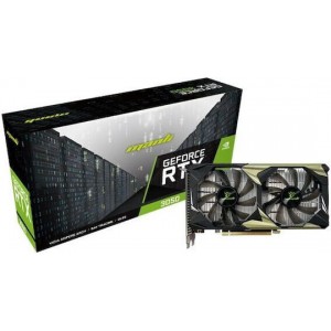 Manli GeForce RTX 3050 6GB GDDR6 Nebula Twin Low Profile V2 Κάρτα Γραφικών N73930500M26060