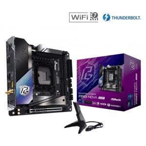 ASRock Phantom Gaming Z890I Nova WiFi Motherboard Mini ITX με Intel 1851 Socket (90-MXBPN0-A0UAYZ)