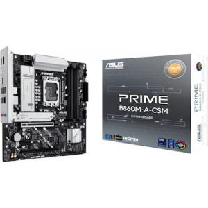 Asus Prime B860M-A-CSM Motherboard Micro ATX με Intel 1851 Socket (90MB1K00-M0EAYC)