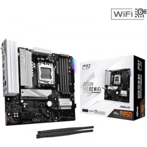 ASRock B850M Pro RS WiFi Motherboard Micro ATX με AMD AM5 Socket (90-MXBR70-A0UAYZ)