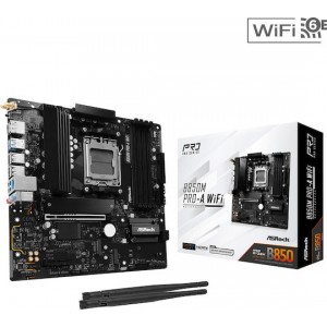 ASRock B850M Pro-A WiFi Motherboard Micro ATX με AMD AM5 Socket (90-MXBR90-A0UAYZ)