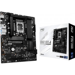 ASRock B860 Pro-A Motherboard ATX με Intel 1851 Socket (90-MXBRN0-A0UAYZ)