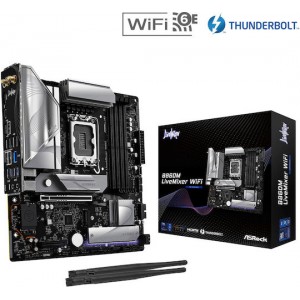 ASRock B860M LiveMixer WiFi Motherboard Micro ATX με Intel 1851 Socket (90-MXBRT0-A0UAYZ)