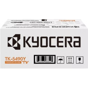 Kyocera TK-5490Y Γνήσιο Toner Laser Εκτυπωτή Κίτρινο 2400 Σελίδων (1T0C22ANL1)