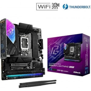 ASRock B860 Lightning WiFi Motherboard Micro ATX με Intel 1851 Socket (90-MXBQG0-A0UAYZ)