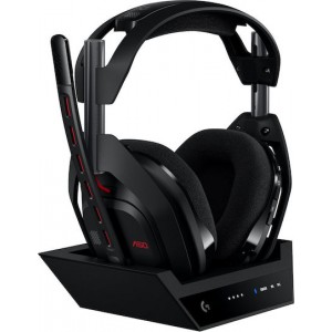Logitech ASTRO A50 (Gen 5) Ασύρματο Over Ear Gaming Headset με σύνδεση Bluetooth / USB (939-002224)
