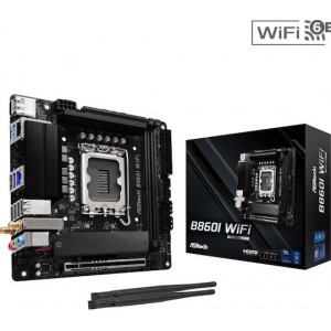 ASRock B860I WiFi Motherboard Mini ITX με Intel 1851 Socket (90-MXBQQ0-A0UAYZ)