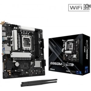 ASRock B860M-X WiFi Motherboard Micro ATX με Intel 1851 Socket (90-MXBRY0-A0UAYZ)