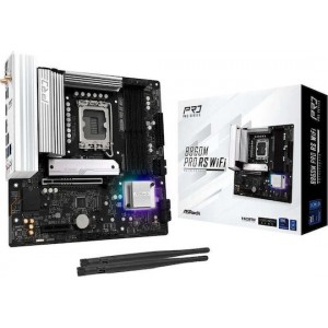ASRock B860M Pro RS Wi-Fi Motherboard Micro ATX με Intel 1851 Socket (90-MXBRQ0-A0UAYZ)