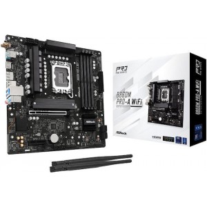 ASRock B860M Pro-A WiFi Motherboard Micro ATX με Intel 1851 Socket (90-MXBRS0-A0UAYZ)
