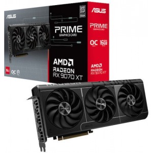 Asus Radeon RX 9070 XT 16GB GDDR6 Prime OC Κάρτα Γραφικών (90YV0L71-M0NA00) (90YV0L71-M0NA00)