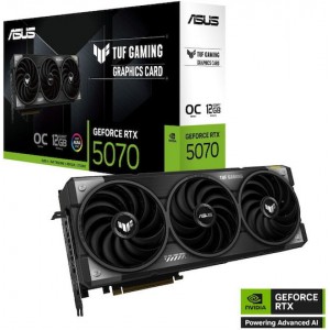 Asus GeForce RTX 5070 12GB GDDR7 TUF Gaming OC Κάρτα Γραφικών (90YV0LZ0-M0NA00) (90YV0LZ0-M0NA00)