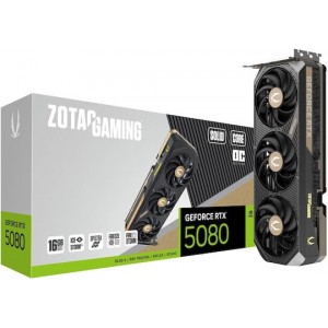 Zotac GeForce RTX 5080 16GB GDDR7 Solid Core OC Κάρτα Γραφικών ZT-B50800J2-10P (ZT-B50800J2-10P)