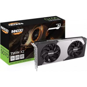 Inno 3D GeForce RTX 5070 12GB GDDR7 Twin X2 OC Κάρτα Γραφικών (N50702-12D7X-195064N) (N50702-12D7X-195064N)