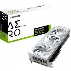 Gigabyte GeForce RTX 5070 12GB GDDR7 Aero OC Κάρτα Γραφικών (GV-N5070AERO OC-12GD) (GV-N5070AERO OC-12GD)