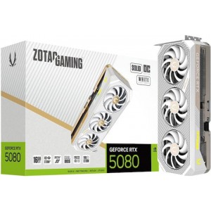 Zotac GeForce RTX 5080 16GB GDDR7 Solid OC White Κάρτα Γραφικών (ZT-B50800Q-10P) (ZT-B50800Q-10P)