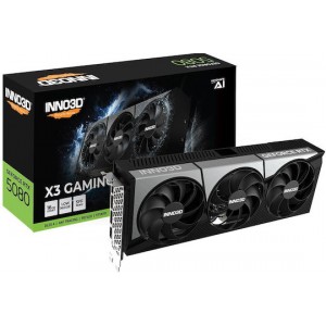 Inno 3D GeForce RTX 5080 16GB GDDR7 X3 Gaming OC Κάρτα Γραφικών G50803-16D7X-17603930 (G50803-16D7X-17603930)