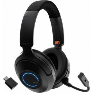 Creative Zen Hybrid Pro Classic Ασύρματα / Ενσύρματα Over Ear Ακουστικά με 100 ώρες Λειτουργίας Μαύρα 51EF1040AA001