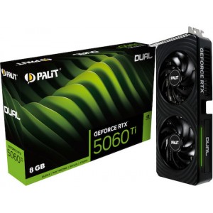 Palit GeForce RTX 5060 Ti 8GB GDDR7 Dual Κάρτα Γραφικών NE7506T019P1-GB2062D (NE7506T019P1-GB2062D)