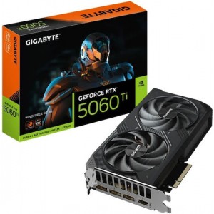 Gigabyte GeForce RTX 5060 Ti 8GB GDDR7 Windforce OC Κάρτα Γραφικών GV-N506TWF2OC-8GD (GV-N506TWF2OC-8GD)