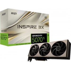 MSI GeForce RTX 5070 Ti 16GB GDDR7 INSPIRE 3X OC Κάρτα Γραφικών V531-245R (V531-245R)