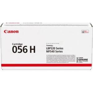 Canon 056H Γνήσιο Toner Laser Εκτυπωτή Μαύρο High Capacity Extra High Yield 21000 Σελίδων (3008C002) (3008C004)