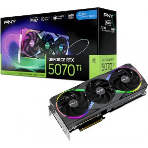 PNY GeForce RTX 5070 Ti 16GB GDDR7 ARGB Overclocked Triple Fan Plus Κάρτα Γραφικών VCG5071T16TFXXPB1-O (VCG5071T16TFXXPB1-O)